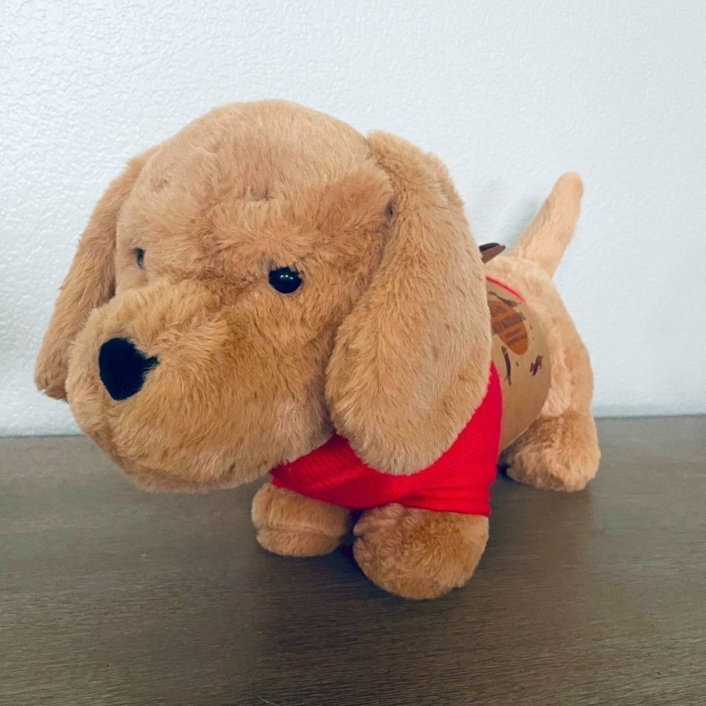 Dachshund Dog Sweater Heated Plush Stuffed Animal